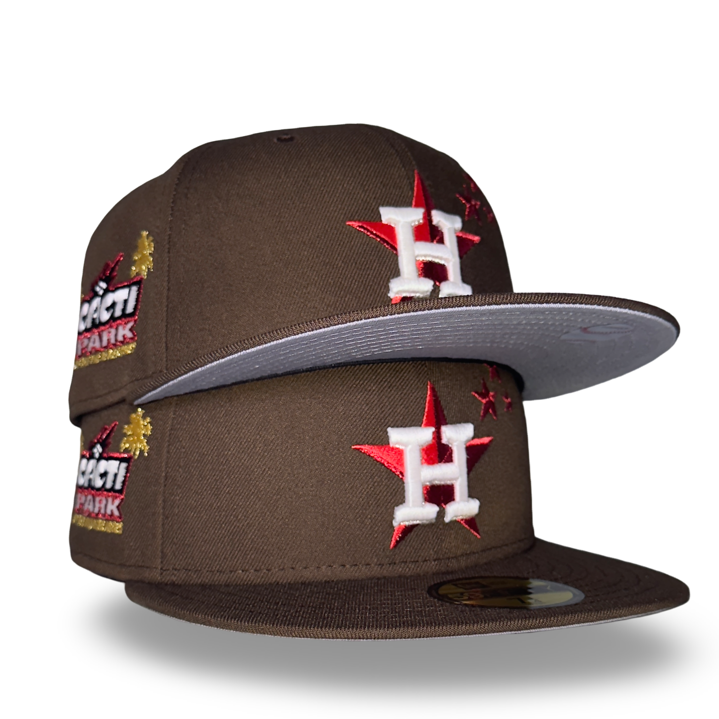 Houston Astros "713 CACTI PARK" Exclusive New Era 59Fifty Fitted Hat - Walnut