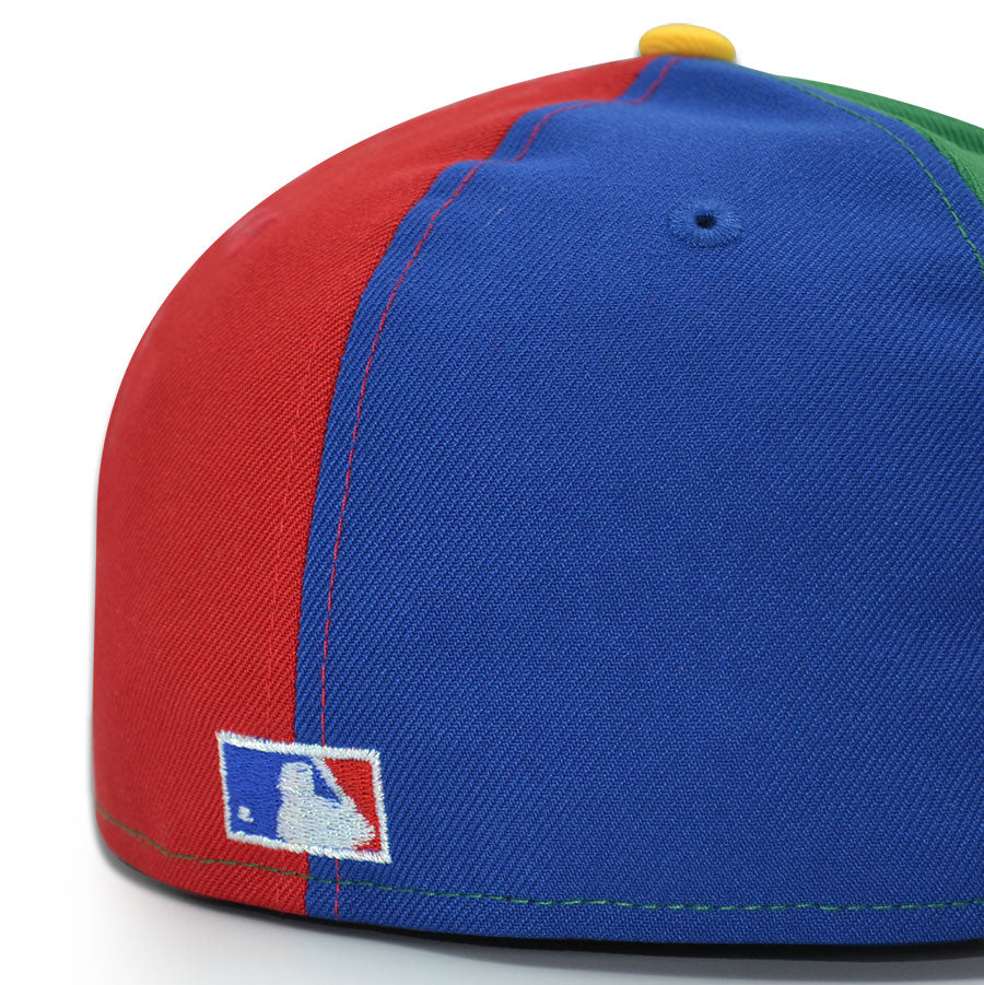 Washington Nationals "POLO DOWN" Exclusive New Era 59Fifty Fitted Hat - Red/Blue/Green/Black Pinwheel
