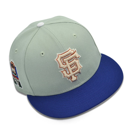 San Francisco Giants "PAINTED LADIES" Exclusive New Era 59Fifty Fitted Hat - Everest/Dark Royal