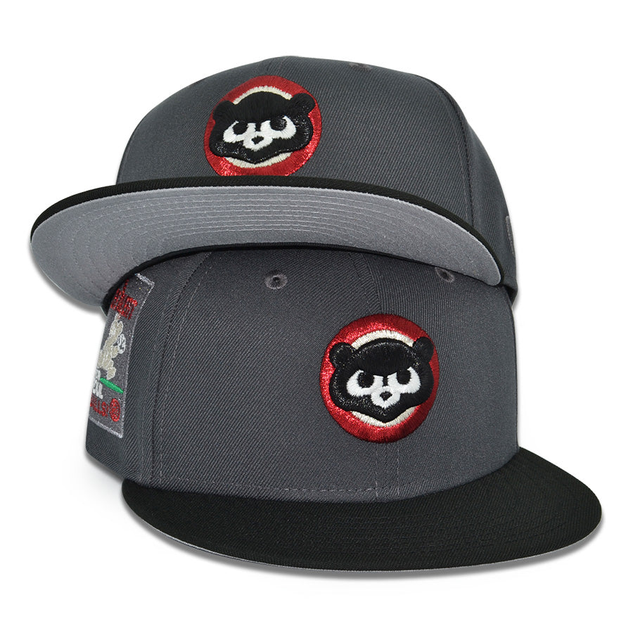 Chicago Cubs "BIG C CUBS" Exclusive New Era 59Fifty Fitted Hat - Graphite/Black