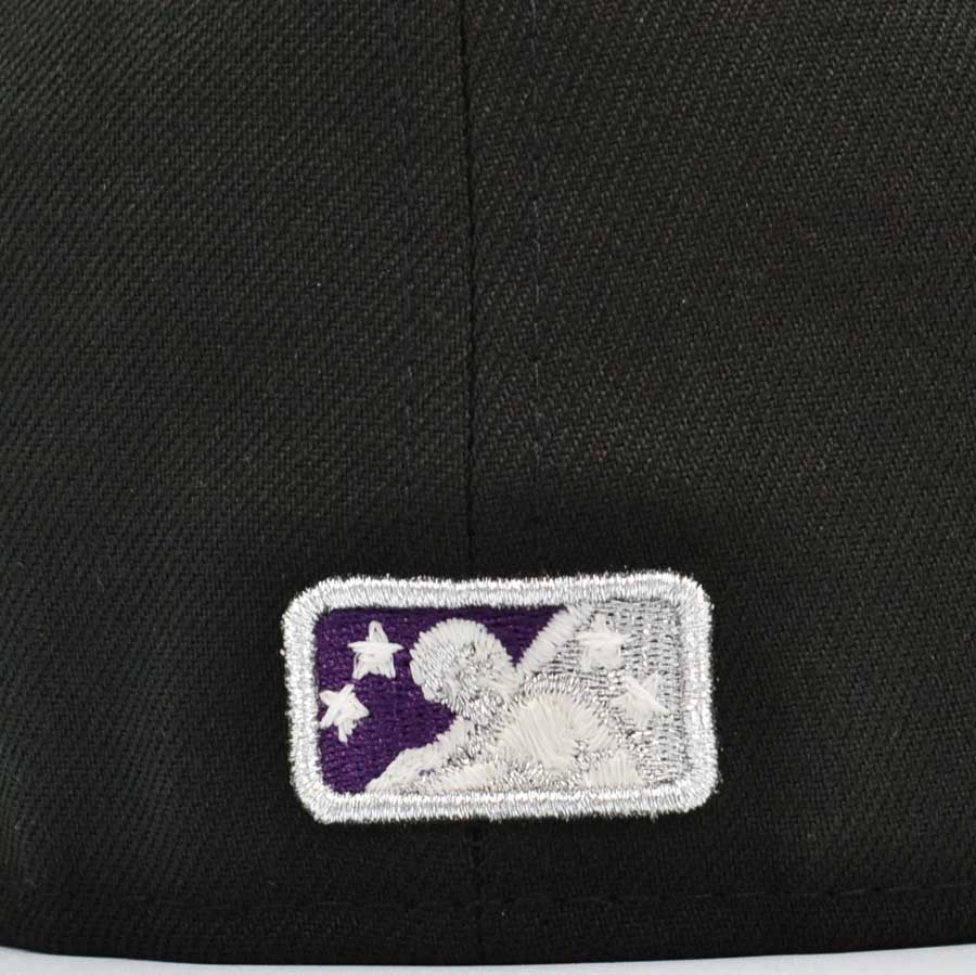 SugarLand Space Cowboys Rocket Exclusive New Era 59Fifty Fitted Hat - Black/Purple