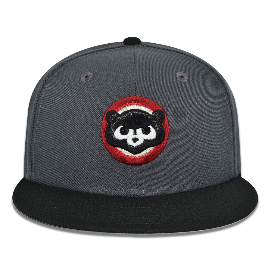 Chicago Cubs "BIG C CUBS" Exclusive New Era 59Fifty Fitted Hat - Graphite/Black