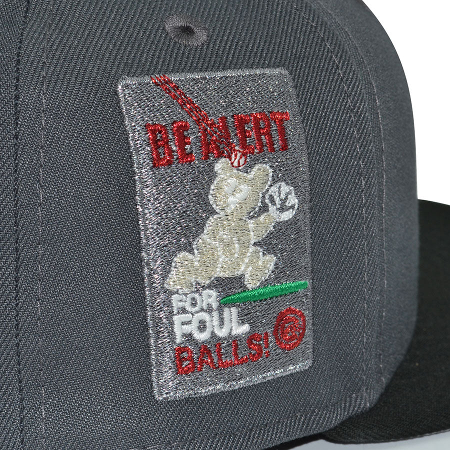 Chicago Cubs "BIG C CUBS" Exclusive New Era 59Fifty Fitted Hat - Graphite/Black