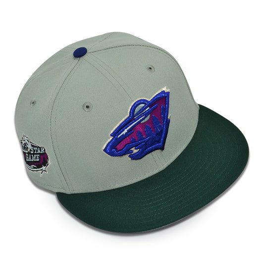 Minnesota Wild "AURORA BEAST" Exclusive New Era 59Fifty Fitted Hat - Everest/Dark Green