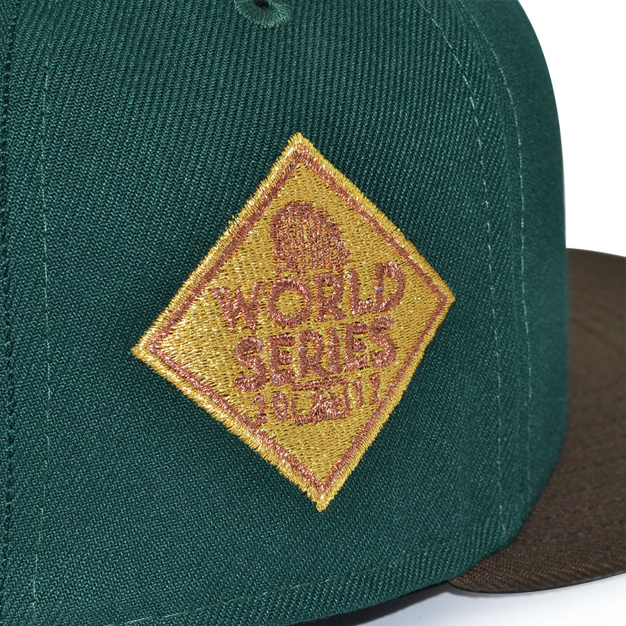Houston Astros "THE LEGACY" Exclusive New Era 59Fifty Fitted Hat - Dark Green/Walnut