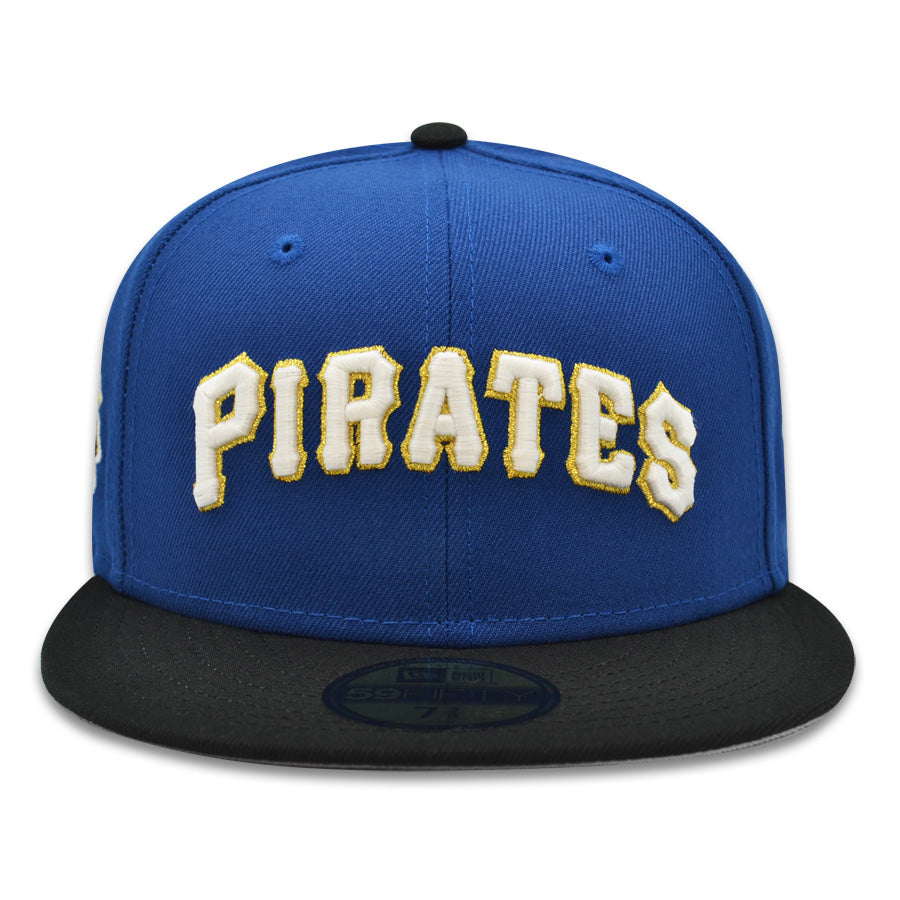 Pittsburgh Pirates 1960 WORLD SERIES Exclusive New Era 59Fifty Fitted Hat - Blue/Black