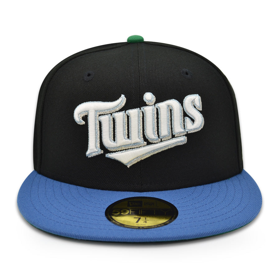 Minnesota Twins "BIG TICKET" Exclusive New Era 59Fifty Fitted Hat - Black/Indigo