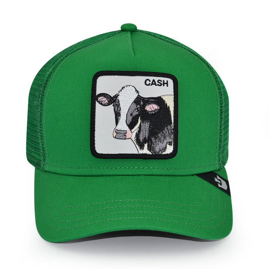 THE CASH COW Goorin Bros Mesh Trucker Snapback Hat - Green