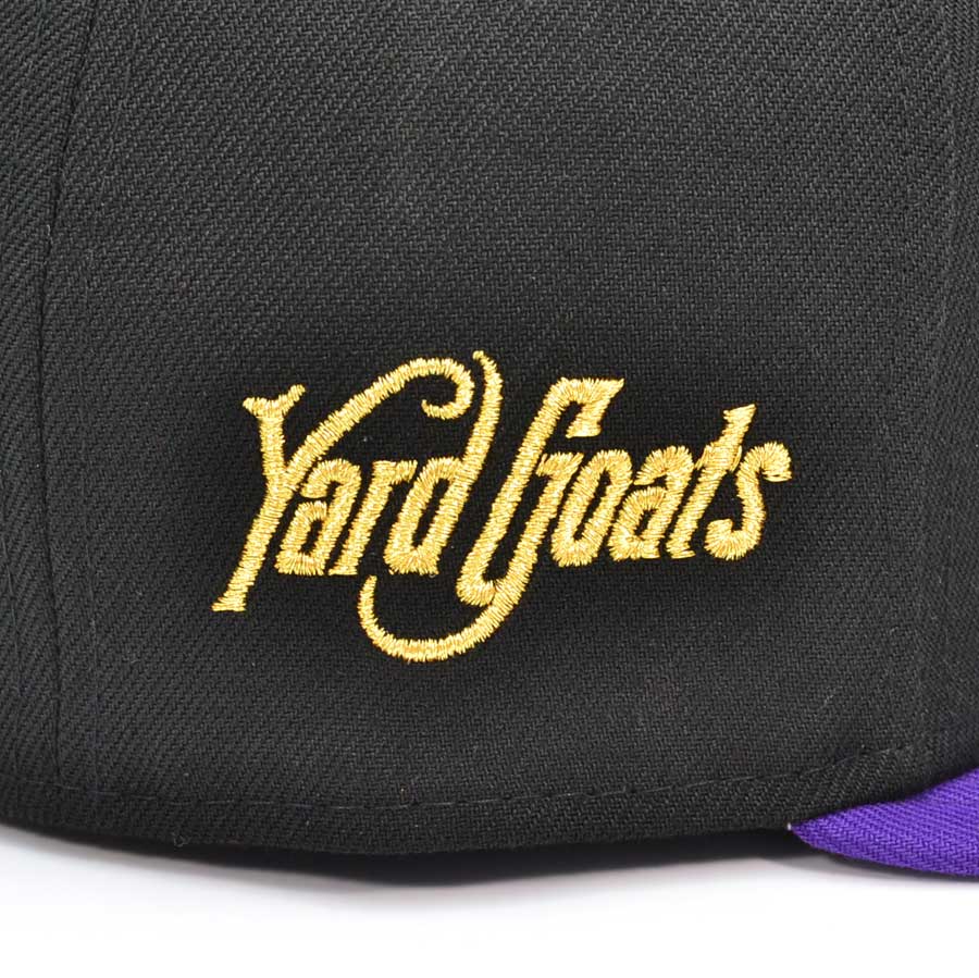 Hartford Yard Goats MILB Exclusive New Era 59Fifty Fitted Hat - Black/Purple