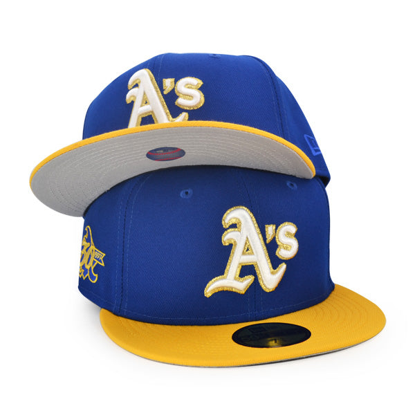 Oakland Athletics 30th ANNIVERSARY Exclusive New Era 59Fifty Fitted Hat - Lt.Royal/AGold