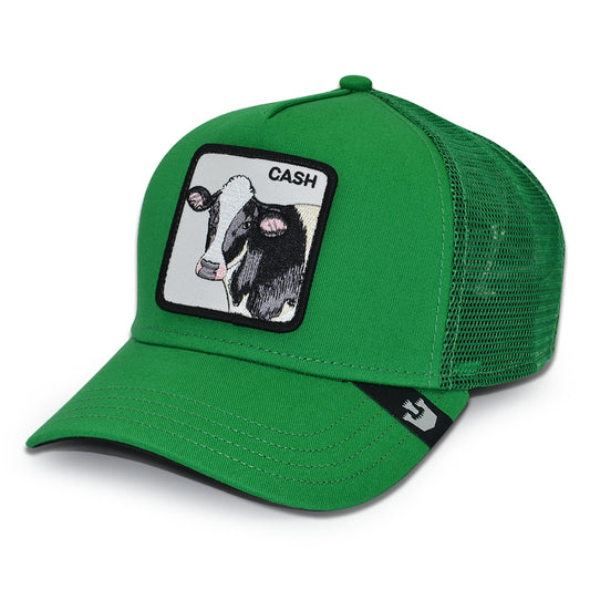 THE CASH COW Goorin Bros Mesh Trucker Snapback Hat - Green