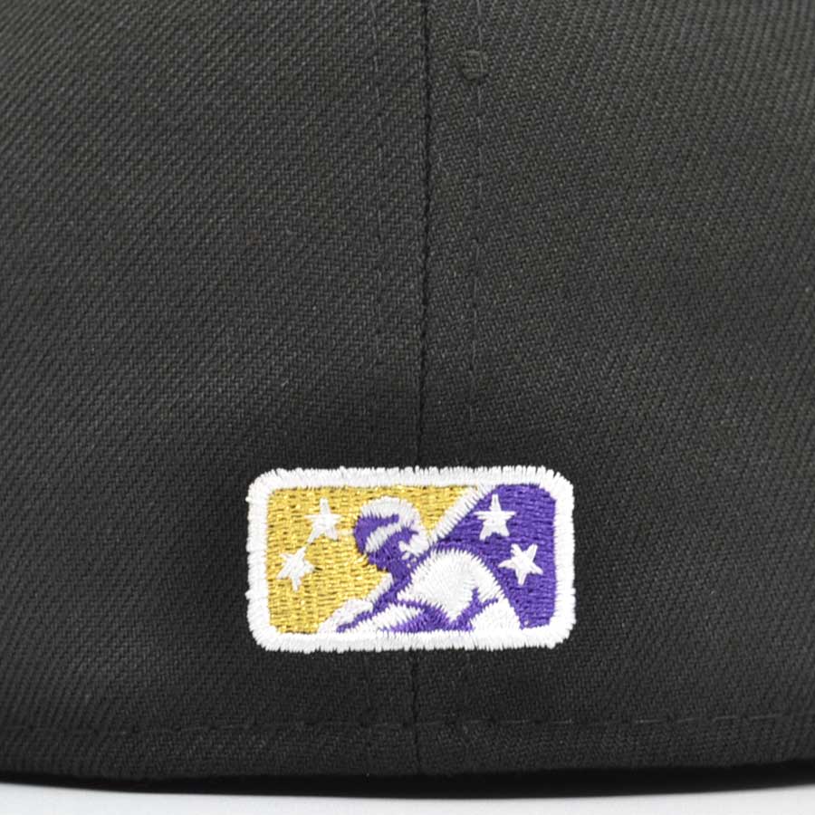 Hartford Yard Goats MILB Exclusive New Era 59Fifty Fitted Hat - Black/Purple