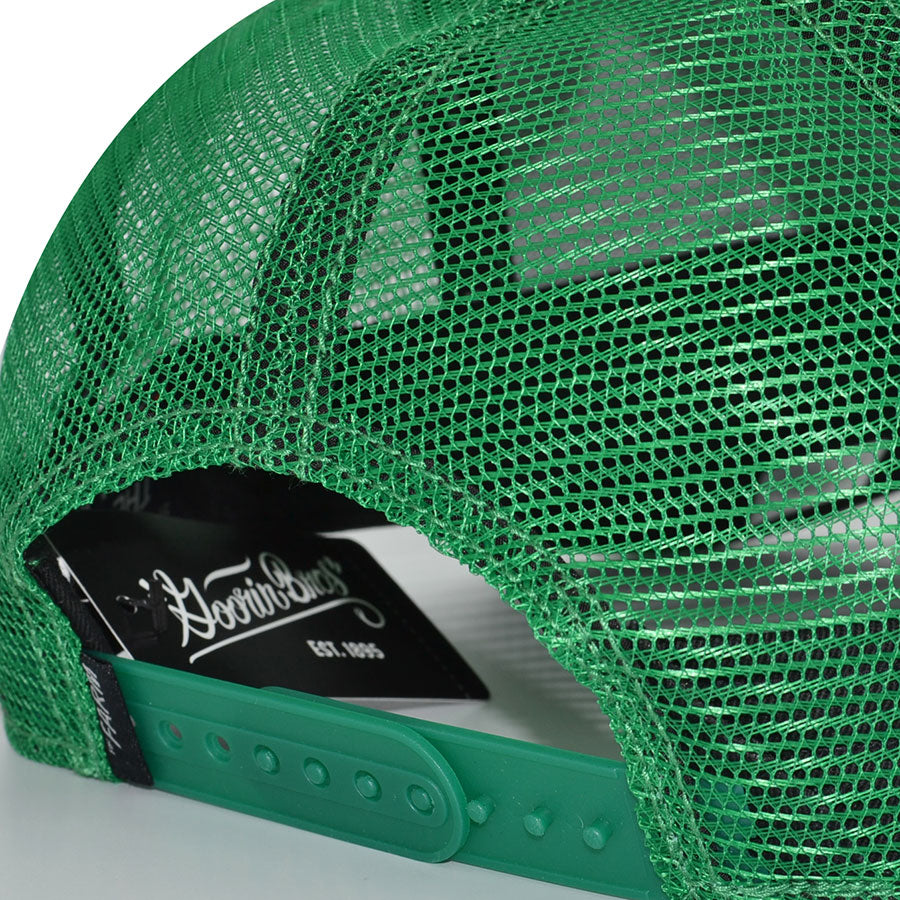 THE CASH COW Goorin Bros Mesh Trucker Snapback Hat - Green