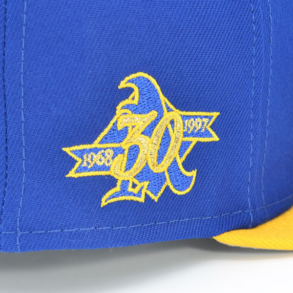 Oakland Athletics 30th ANNIVERSARY Exclusive New Era 59Fifty Fitted Hat - Lt.Royal/AGold