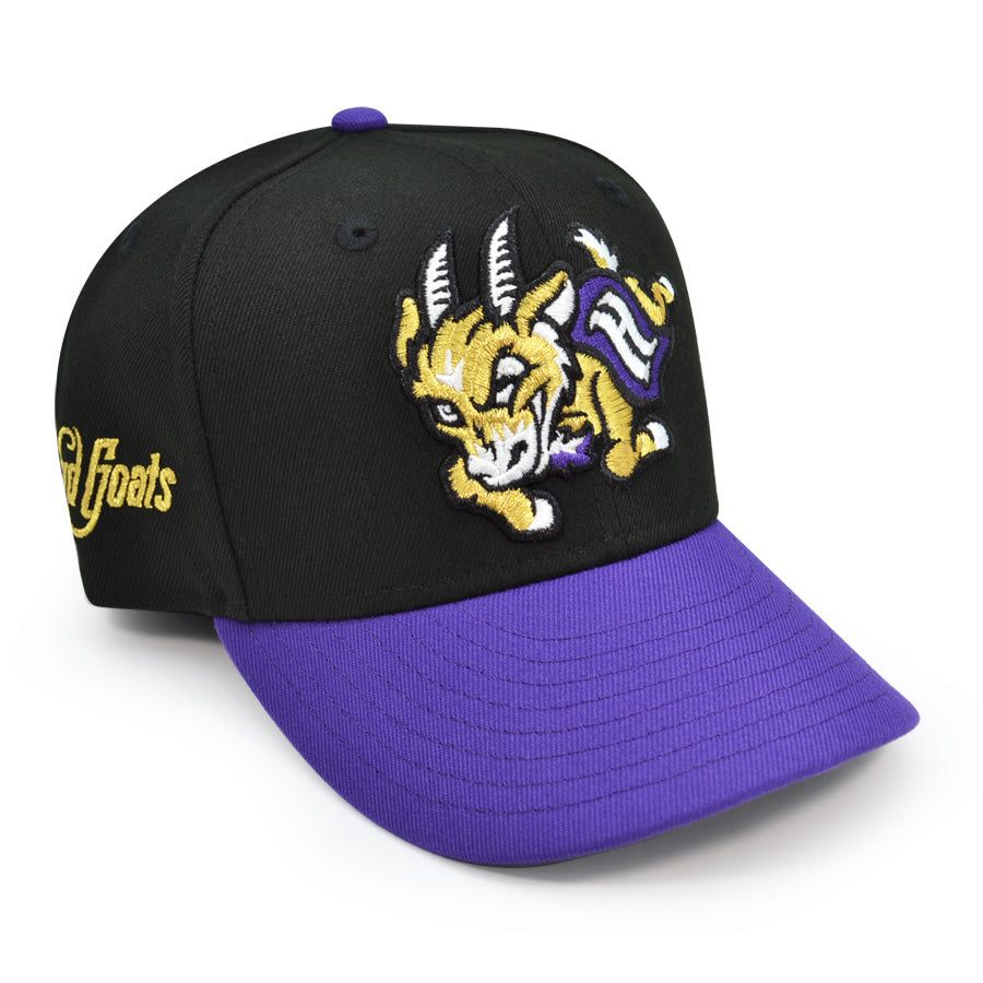 Hartford Yard Goats MILB Exclusive New Era 59Fifty Fitted Hat - Black/Purple