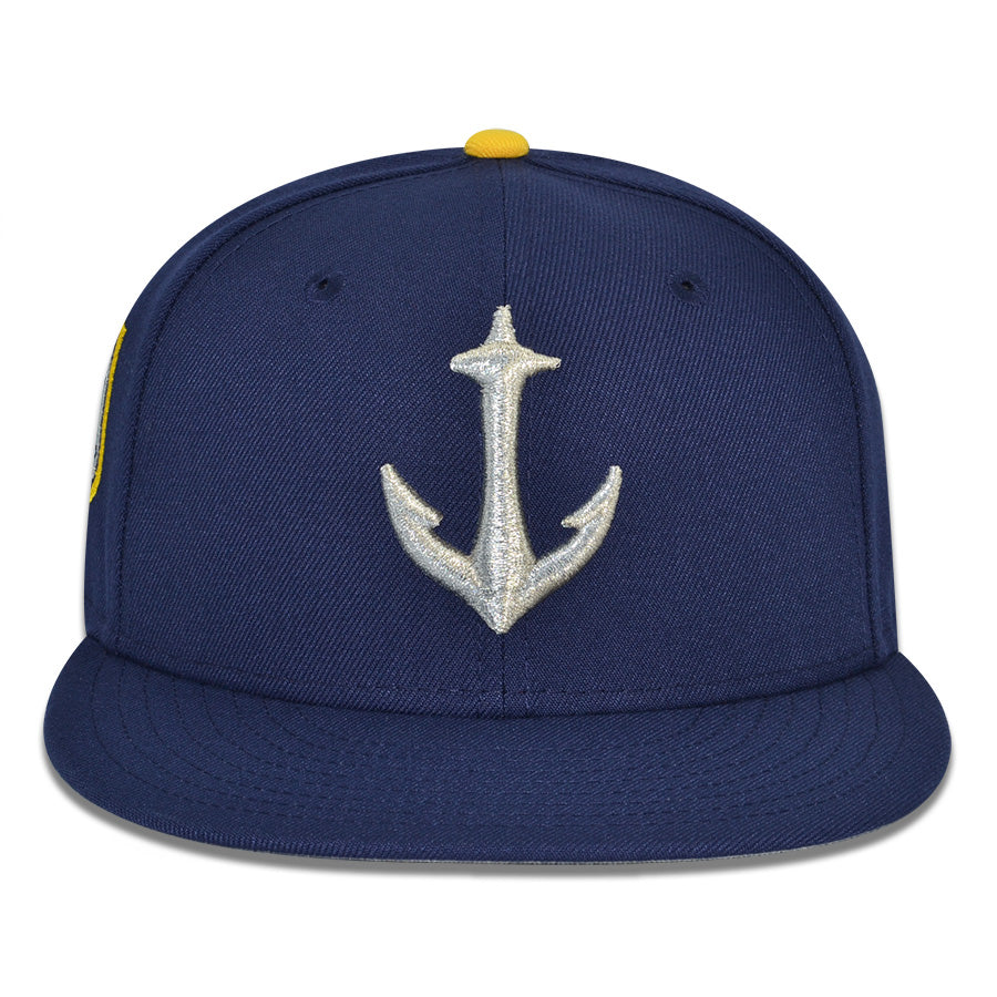 Seattle Kraken "CAP'N KRAKEN" Exclusive New Era 59Fifty Fitted Hat - Navy