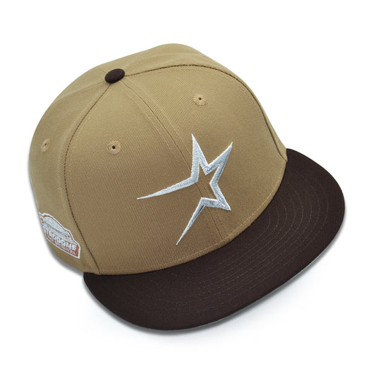 Houston Astros "COZYHARTT 3.0" Exclusive New Era 59Fifty Fitted Hat - Khaki/Burntwood