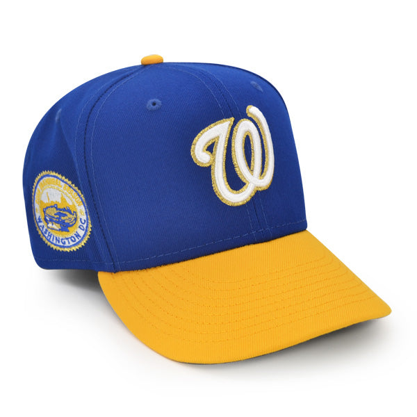 Washington Nationals 2008 INAUGURAL SEASON Exclusive New Era 59Fifty Fitted Hat - Lt.Royal/AGold