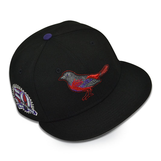 Baltimore Orioles "DARK RAVEN" Exclusive New Era 59Fifty Fitted Hat - Black