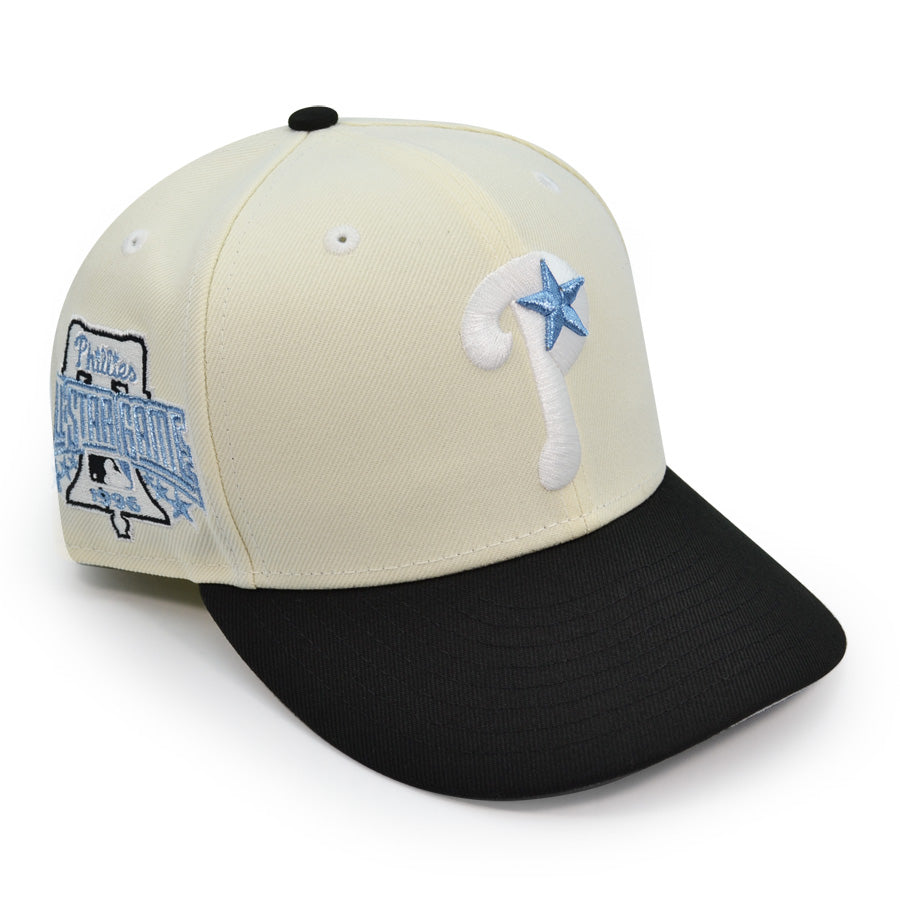 Philadelphia Phillies 1996 ALL-STAR GAME Exclusive New Era 59Fifty Fitted Hat - Chrome/Black