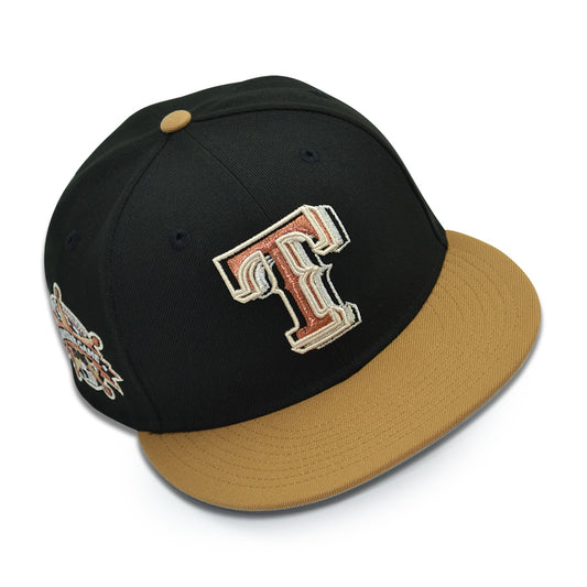 Texas Rangers "TRES LECHES" Exclusive New Era 59Fifty Fitted Hat - Black/Wheat