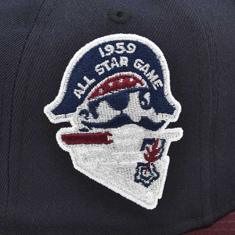 Pittsburgh Pirates 1959 ALL-STAR GAME Exclusive New Era 59Fifty Fitted Hat - Navy/Maroon