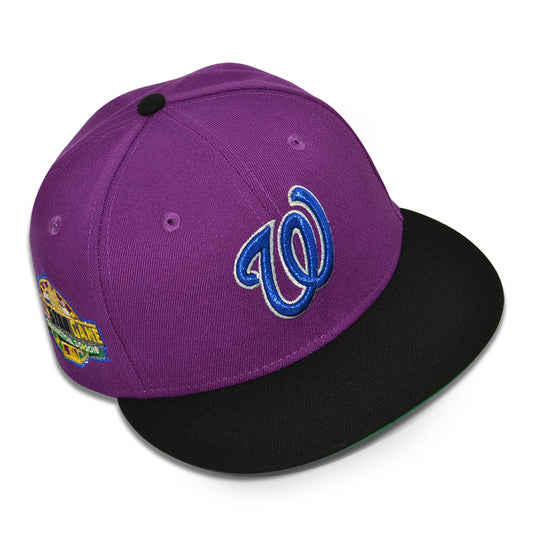 Washington Nationals "WARIO" Exclusive New Era 59Fifty Fitted Hat - Sparkling Grape/Black