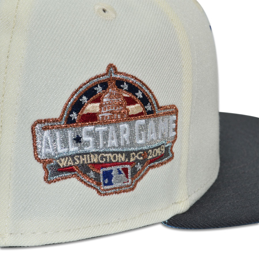 Washington Nationals DC "DA CAPO" Exclusive New Era 59Fifty Fitted Hat - Chrome/Graphite