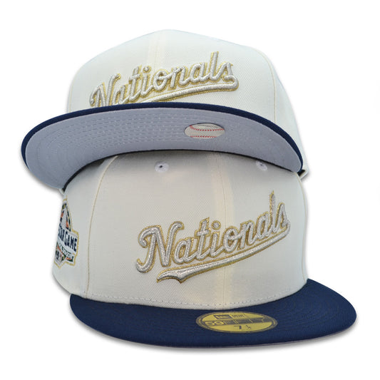 Washington Nationals 2018 ALL-STAR GAME New Era 59Fifty Fitted Hat - Chrome/Navy