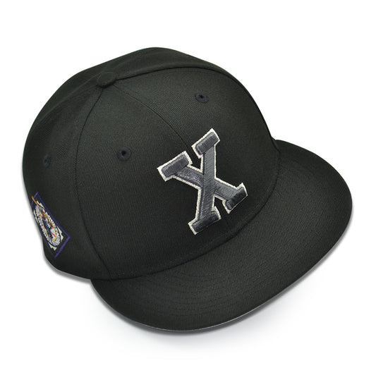 Cuban X Giants "X FACTOR" Negro League Exclusive New Era 59Fifty Fitted Hat - Black