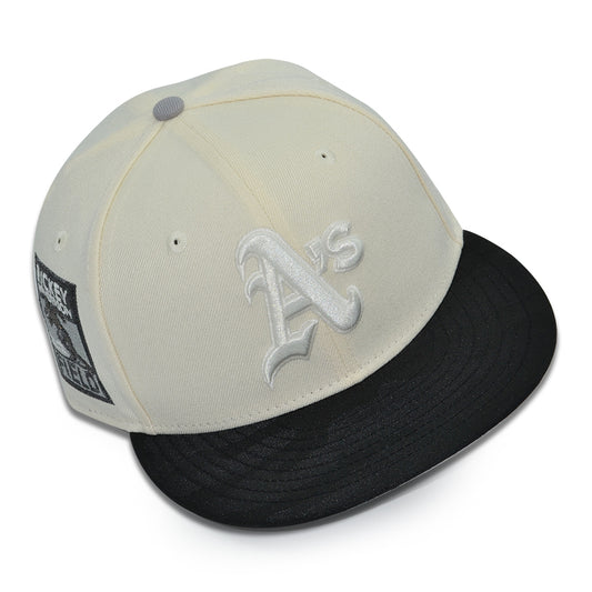Oakland Athletics "THE ARNOLD" Exclusive New Era 59Fifty Fitted Hat - Chrome/Black