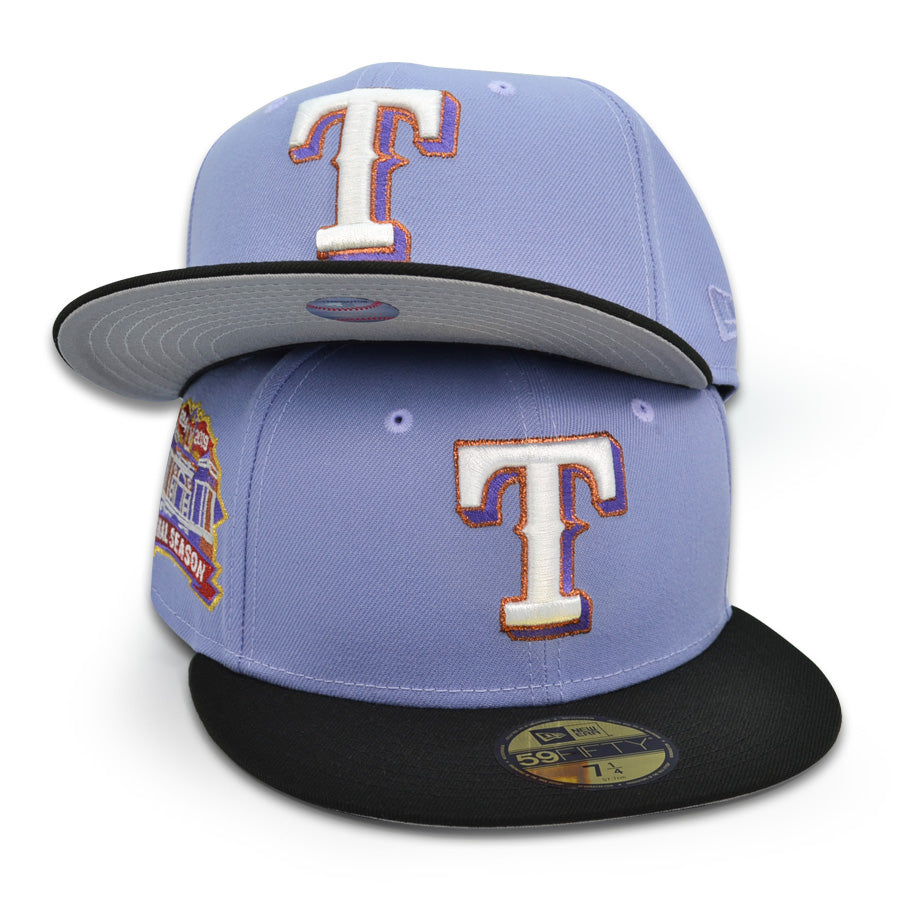 Texas Rangers "LOST IN A WORLD OF LILAC" Exclusive New Era 59Fifty Fitted Hat - Lavender/Black