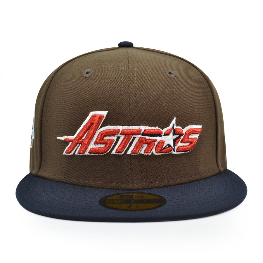 Houston Astros 45th Anniversary Exclusive New Era 59Fifty Fitted Hat - Walnut/Navy