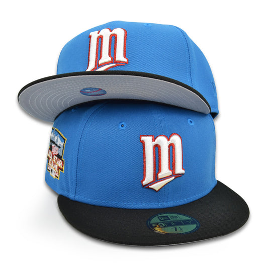 Minnesota Twins "YOU'RE ME, I'M YOU"  Exclusive New Era 59Fifty Fitted Hat - Serenity Blue/Black