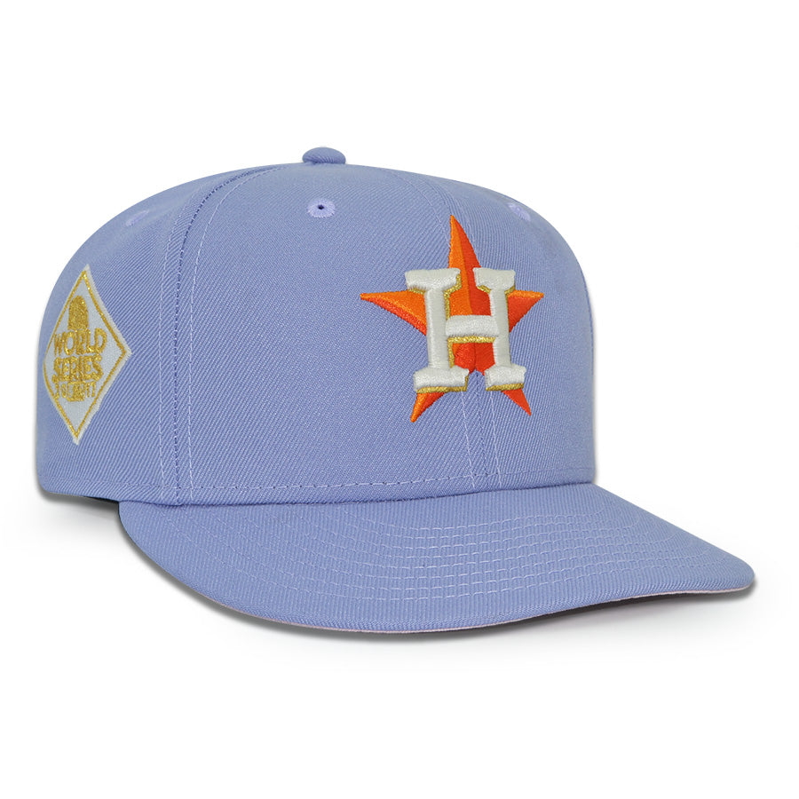 Houston Astros "MY HEART" Exclusive New Era 59Fifty Fitted Hat - Lavender/Pink UV