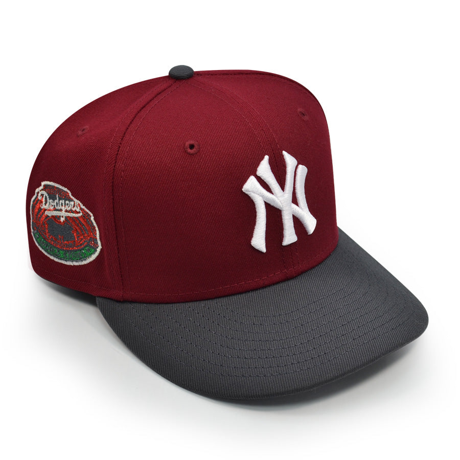 New York Yankees "THE ROSE THAT GREW FROM CONCRETE" Exclusive New Era 59Fifty Fitted Hat - Cardinal/Maroon