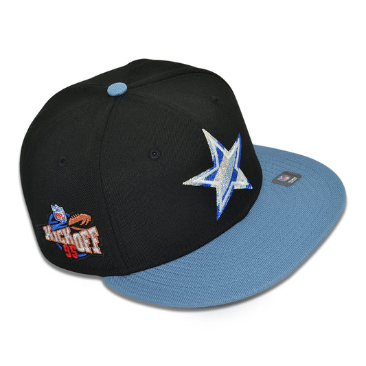 Dallas Cowboys "THE TRIPLET" Exclusive New Era 59Fifty Fitted Hat - Black/Faded Blue