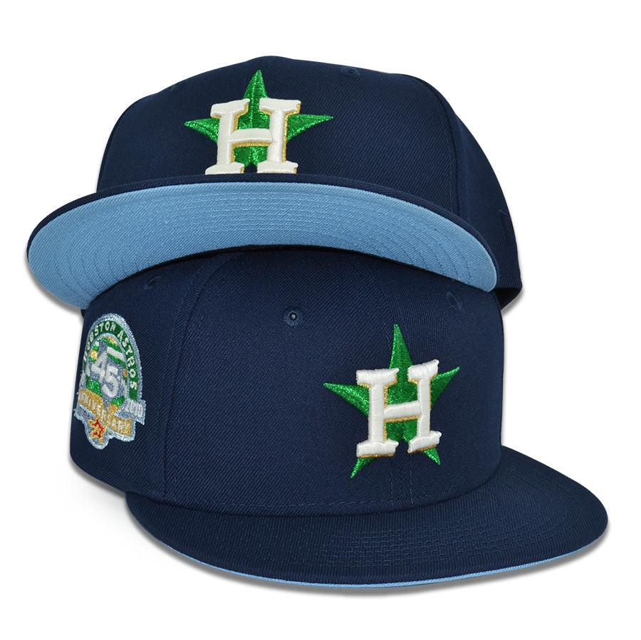 Houston Astros "THE TX ICY" Exclusive New Era 59Fifty Fitted Hat - Navy/Sky UV