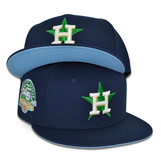 Houston Astros "THE TX ICY" Exclusive New Era 59Fifty Fitted Hat - Navy/Sky UV