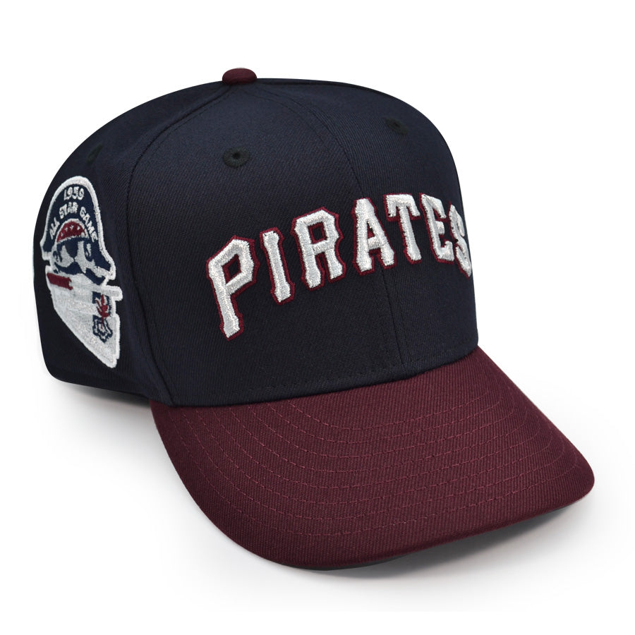 Pittsburgh Pirates 1959 ALL-STAR GAME Exclusive New Era 59Fifty Fitted Hat - Navy/Maroon