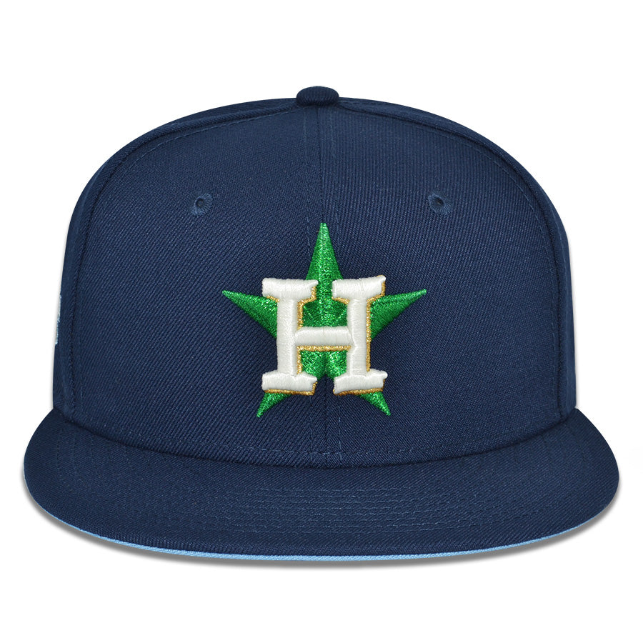 Houston Astros "THE TX ICY" Exclusive New Era 59Fifty Fitted Hat - Navy/Sky UV