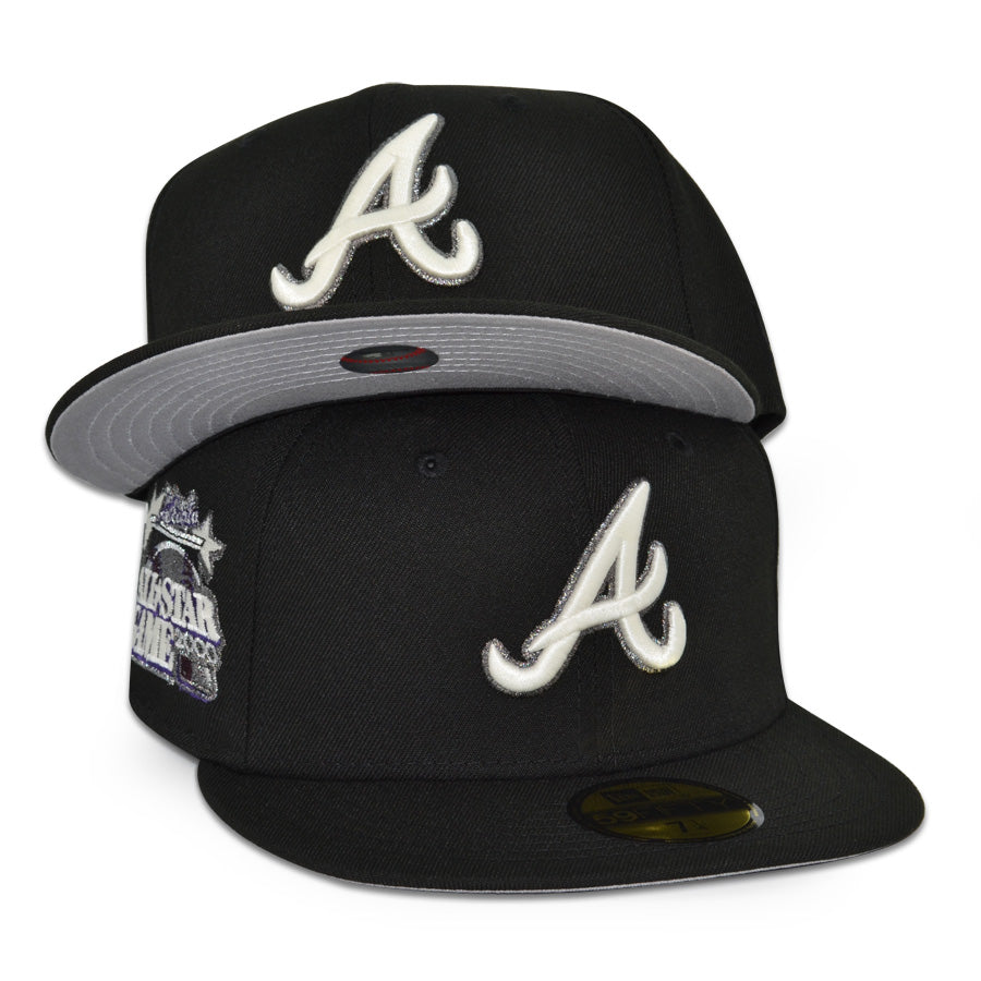 Atlanta Braves "PURPLE REIGN" Exclusive New Era 59Fifty Fitted Hat - Black