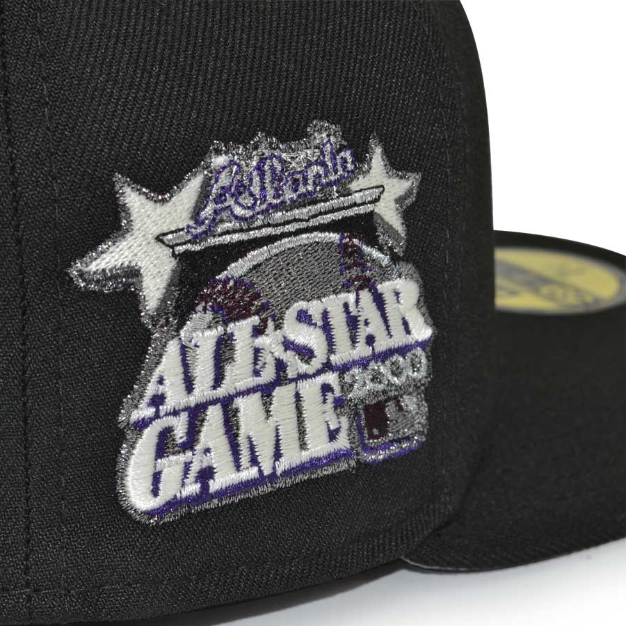 Atlanta Braves "PURPLE REIGN" Exclusive New Era 59Fifty Fitted Hat - Black