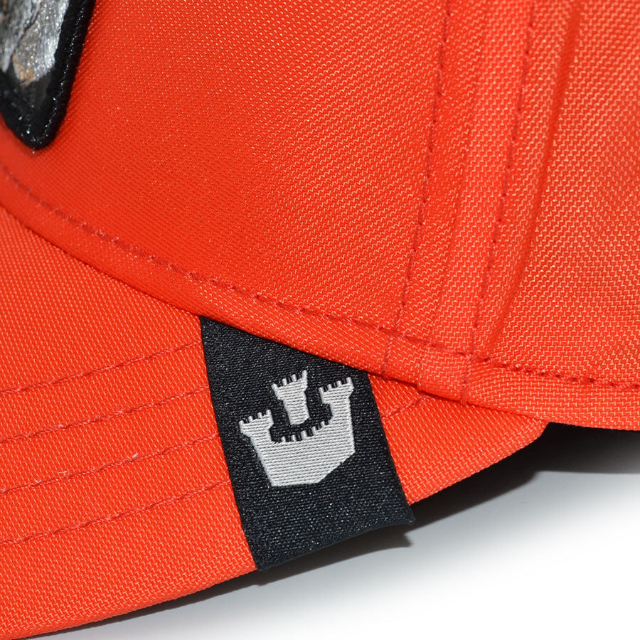 THE UNSTOPPABLE RHINO Goorin Bros Mesh Trucker Snapback Hat - Orange