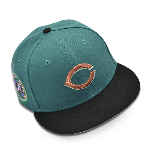 Cincinnati Reds "BABY CARTER" Exclusive New Era 59Fifty Fitted Hat - Pine Needle/Black
