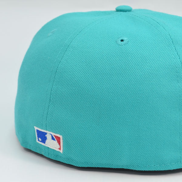 Texas Rangers FINAL SEASON Exclusive New Era 59Fifty Fitted Hat - Teal
