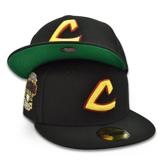 Cleveland "CONTRA" Indians Exclusive New Era 59Fifty Fitted Hat - Black