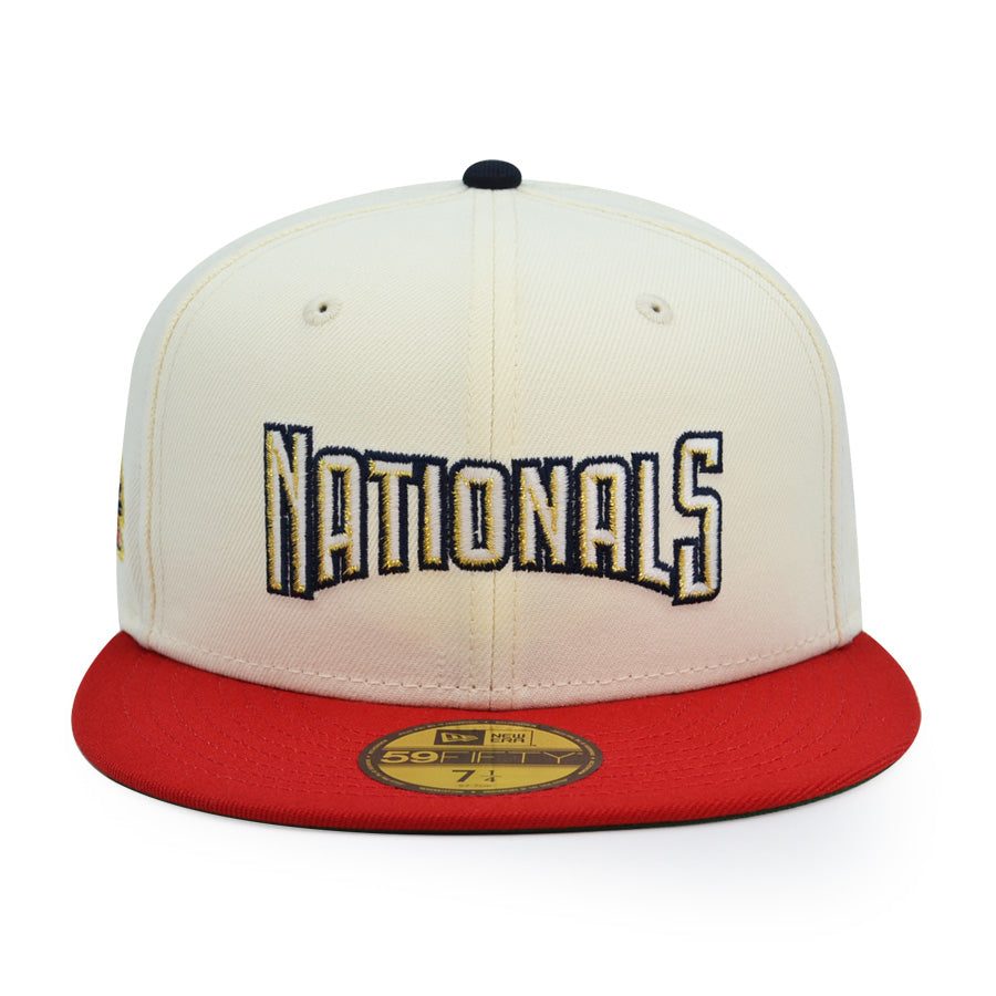 Washington Nationals 45 Years RFK Exclusive New Era 59Fifty Fitted Hat - Chrome/Red