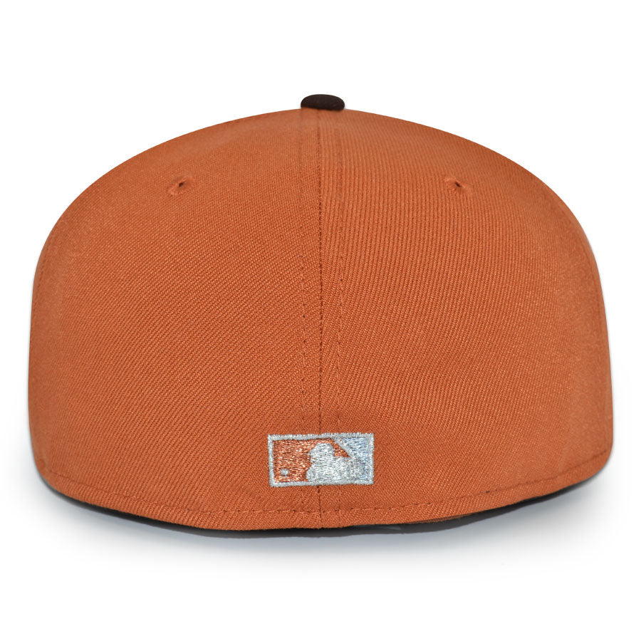 Atlanta Braves "NO TICKETS, NO SKATES" Exclusive New Era 59Fifty Fitted Hat - Rust/Black