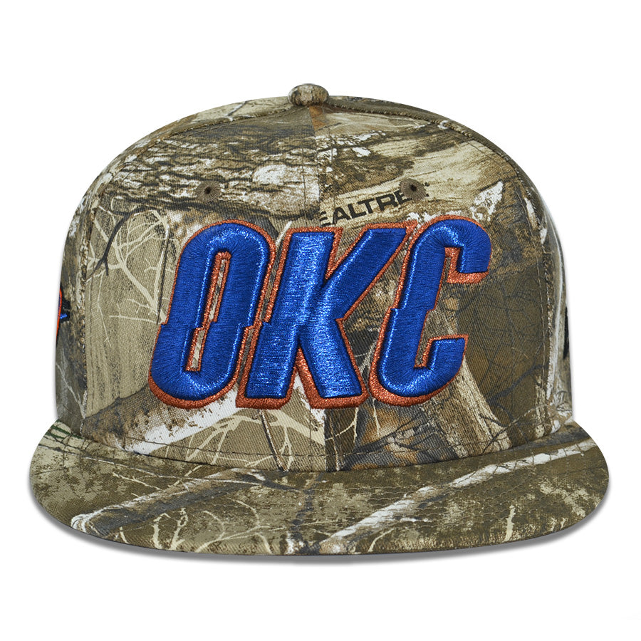 Oklahoma City Thunder "OAK TREE" Exclusive New Era 59Fifty Fitted Hat - Real Tree